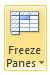 freeze panes icon