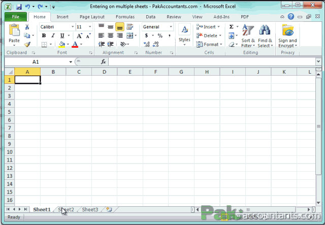 multi sheet data entry