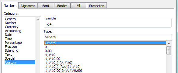 custom format dialogue