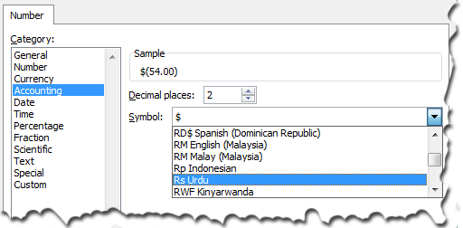 rs excel