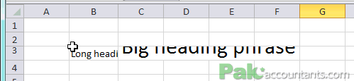 resize row column