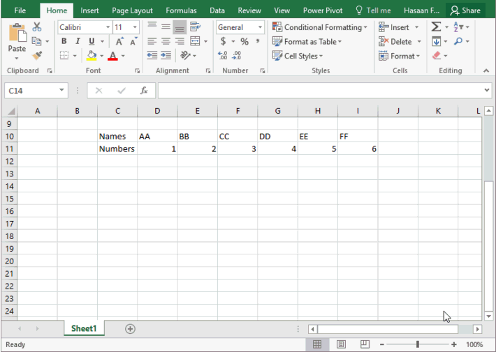 excel transpose 4