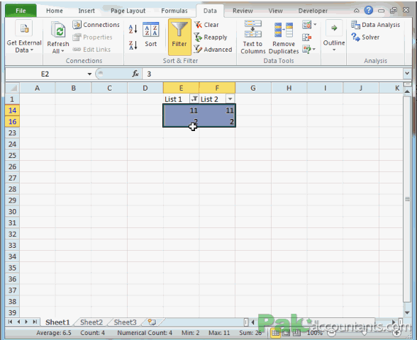 duplicate list 4