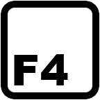 f4 key
