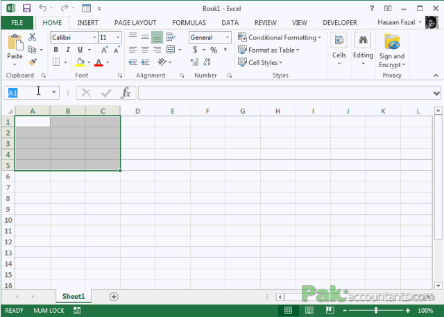 excel name box 13