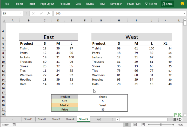 vlookup 8